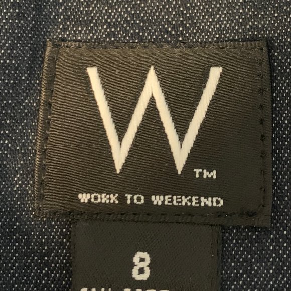 Work to Weekend Beaded Jean Minimalist Jacket - Picture 6 of 8